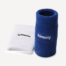 키모니 손목밴드 1단롱 손목아대 땀흡수 신축성 우수, 블랙