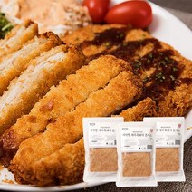 (한정특가) 에어프라이어 바삭한 제주 흑돼지 등심 돈까스 300g x 3팩, 오징어까스3팩, 3개
