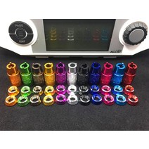 라디오용 양극 산화 알루미늄 스위치 너트 볼트 볼트 라디오마스터 TX16S 점퍼 T-lite FrSky Taranis 컨트, 10 Orange Co