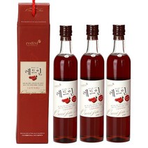 바른팜스 문경 레드인 오미자청 375ml x 3병, 3개