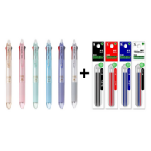 지워지는볼펜 파이롯트 프릭션 슬림 3색 볼펜 0.38mm 리필심 세트구매가능, (LKFBS60UF-PV)펄바이올렛, 1개