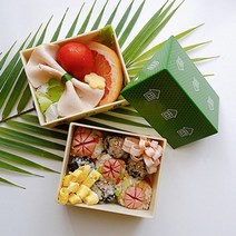 [∂LL7] 하코야 2단 도시락 휴대용통 하우스 휴대용 소풍 용기_h§eEA, §ff_옐로우