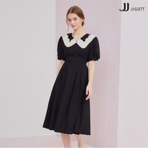 JJ지고트 (JJ지고트) 레이스 칼라 퍼프 원피스 GM5P0OPP1