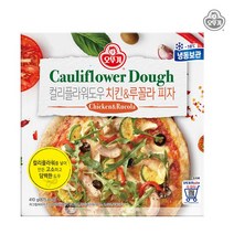 오뚜기 치킨&루꼴라 컬리플라워도우 피자 410g, 1개