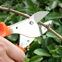 꽃가지치기 원예용 묘목 나무 화예 조경 꽃꽃이 가지치기 분재 과수 과일 절단 가위, 오렌지(1488)