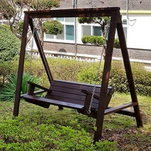 인트리협동조합 DIY 목공체험 목공수업 만들기재료 -3인용 야외 흔들 그네, 채색(도장)