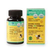 네이처맥스 브라질 그린 프로폴리스 비타민C(영국) & 아연 (독일) 황산화 면역력강화, 90정, 1개