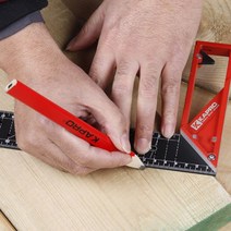 길이 두께 정밀 측정 kapro 354 4590도 삼각형 사각형 눈금자 woodmarking 눈금자 구멍이있는 직각 눈금자 253040cm 알루미늄 합금, 협력사, 25cm블랙