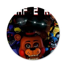 재미있는 Sfm Fnaf 애니메트로닉스 아이콘 핀 배지 장식 브로치 배낭 장식용 금속 58mm, images 5