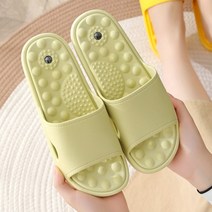 루나글램 지압 거실 실내 사무실 슬리퍼, 파스텔그린, 1개