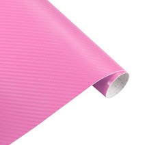 카본 시트지 몰딩 랩핑지 차량용 탄소섬유 필름 랩핑 200mm x 1520mm 4d 탄소 섬유 광택 비닐 랩 시트 필름 오토바이 자동차 자동차 액세서리 장식 버블 에어 프리, 분홍색