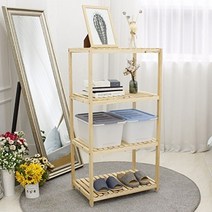 올리오 원목 다용도 수납장 4단, 본품