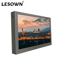 10.1 7 인치 터치 스크린 lcd 디스플레이 1024x600 hd ips lcd 휴대용 모니터 듀얼 스피커 금속 hdmi 디스플레이 터치 스크린 모니터, 7인치 모니터 노터치