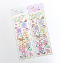 라연팬시 작은 홍차 요정 씰스티커 무광, 1개