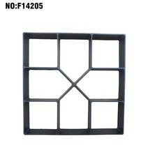 문양 거푸집 마당 보도 블럭 인도 새로운 1pcs 수동 포장 시멘트 벽돌 콘크리트 금형 diy 플라스틱 경로 메이커 금형 정원 돌 도로 금형 정원 장식, f14205