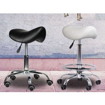 새들 체어 승마 의자 미용실 마사지 말안장 스툴, 앉은 키 최대 50cm