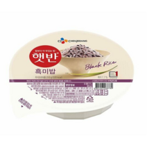 햇반 흑미밥 210g 즉석밥, 12개