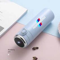 자동차 자동차부품 자동차수리 자동차소모품지능형 보온병 플라스크 여행 절연 스포츠 컵 BMW M 파워 퍼포, 02 파란, 한개옵션1
