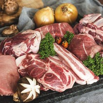 남원 지리산 흑돼지 구이용 삼겹살 목살 앞다리살 300g, 지리산 흑돼지 목살 300g
