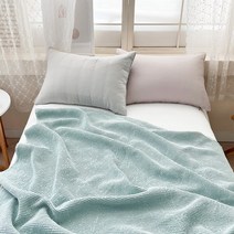 부드러운 워싱 순면 와플 여름 면이불 홑이불 XS