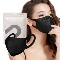 에어에이드 마스크 새부리형마스크 여름마스크 일회용마스크 숨쉬기편한마스크 컬러마스크, 40매, 1개, 중형 블랙