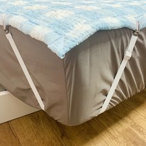매트리스 집게 침대커버 고정밴드 밀림방지 시트커버 집개 2개세트, 화이트 2개 1세트