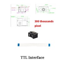 EVAWGIB미니 사이즈 TTL RS232 직렬 USB 바코드 스캐너 모듈 QR 셀프 인덕션 리더 미니 자동 스캔 모바일 지불, EVER008TTL