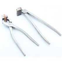 DIY 가죽 가방 클램프 프레임 엣지 압착 플라이어, 곧은 플라이어(가죽 패드 포함)