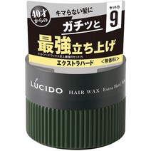 일본직발송 6. LUCIDO (루시드) 헤어 왁스 엑스트라 하드 맨즈 스타일링제 무향료 80 그램 (X 1) B08TB5J6, One Size_One Color, 상세 설명 참조0, One Size_One Color