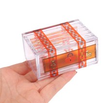 IQ 상자 다른 사람들은 투명 상자를 열 수 없습니다 마술 트릭 비밀 서랍 교육 완구