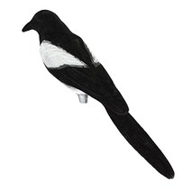 비둘기퇴치 까치 미끼 사냥 bird deter scarer 해충 방제 야드 허수아비 15inch 블랙