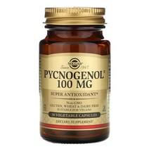 솔가 피크노제놀 100mg 베지터블 캡슐 글루텐 프리, 30개입, 1개