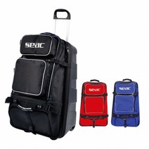 SEACSUB 쎄악섭 디럭스 롤러 백 스킨 스쿠버 장비, 블랙