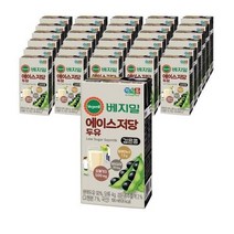 32팩 베지밀 에이스 저당 두유 당뇨 검은콩 190ml, 베지밀 에이스 저당 190ml x 64팩
