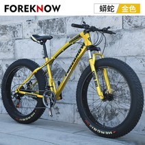 풀샥 MTB 자전거 고급 오프로드 두꺼운 타이어, 디자인 6_27단_24 인치