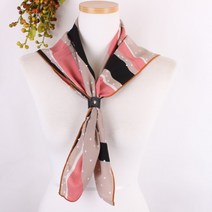 미니 겨울 머플러 마후라 스카프 공단 레이스 은창]가죽버클 쁘띠 주름 쉬폰 면 목도리 가을 실크 나염