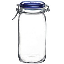 보르미올리 피도 밀폐용기 블루 투명, 1500ml, 1개