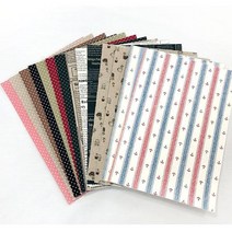 릴리패브릭 린넨] 패브릭스티커_1~14_9046 원단 천 A11, 11.2mm도트_블랙