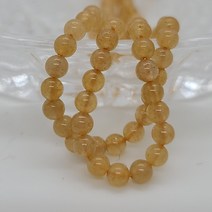 딸럽 선스톤 3mm 1줄(라운드 볼 비즈) 주얼리재료