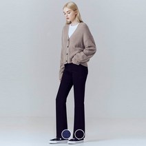 412945 여 브러시드 부츠컷 데님 롱버전 2