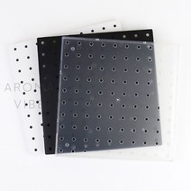 VEDANA 페그보타공판 타공보드, 검정, 1개