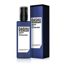 DASHU Aqua Deep 리얼 모이스트 올인원 크림 남성용 146.6g(5.5온스) 페이스 모이스처라이저 로션