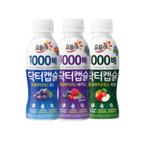 요플레 닥터캡슐130mlx20개 (포도4+사과8+베리믹스8)/1000배/유산균/냉장무배, 20개, 130ml