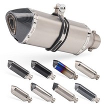 오토바이 pcx 머플러 PCX 튜닝 NMAX 스쿠터 51mm 범용 배기 파이프 db 킬러 pitbike escape moto motocross piaggio 카페 레이서 trk, 내가 레이저