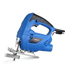 스크롤쏘 실톱벤치 무료 배 송 직소 레이저 목공 전기 톱 가정용 손 당겨 꽃 전동 공구, 01 파란_03 UK
