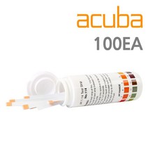 ACUBA PH검사지 테스트페이퍼 측정시험지 스틱형 (100매)