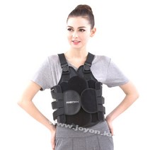 레디스 허리보호대 지지대 보조기 TLSO 허리 척추 보호대 R-203 ML남성용(등높이49cm)34~37인치, 1개