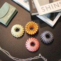 올림 머리 만두 헤어핀 끈 유광 똥 B1 스틱밴드 곱창밴드 만두머리 헤어끈 올림머리 똥머리 당고머리, 2-만두핀-베이지