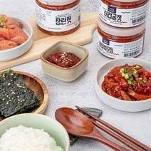 HACCP 인증 매실들어간 더젓갈 (명태회무침/매실비빔낙지/매실씨앗/어리굴젓 4종 ), 더젓갈매실명태회무침(120g), 1통, 120g