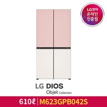 [LG][공식인증점] DIOS 오브제컬렉션 냉장고 M623GPB042S (610L), 폐가전수거있음